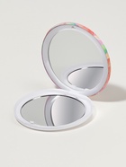 Зеркало складное «Цветы», d = 7,5 см, цвет розовый - Фото 3