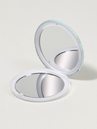 Зеркало складное «Цветы», d = 7,5 см, цвет голубой - Фото 2