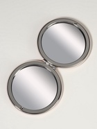 Зеркало складное CUTIE, d=7 см, с увеличением х2, искусственная кожа, бежевое - Фото 4