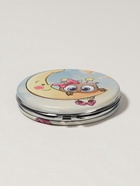 Зеркало складное «Совята», d=6 см, искусственная кожа, голубое - Фото 3