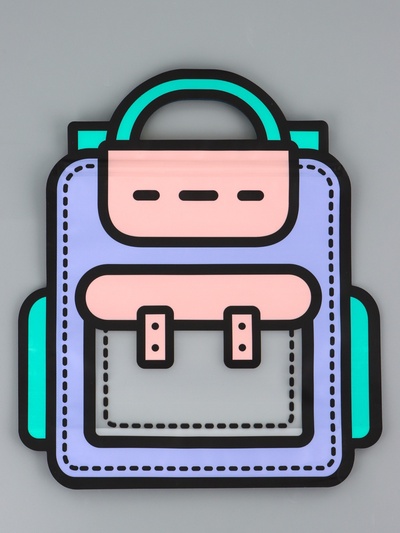 Пакет подарочный, «Портфель», с zip-lock застежкой, 24×28+8 см