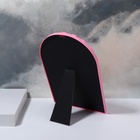 Зеркало настольное, декоративное, 29.5×19.5 см, (23.5×13.5 см), розовое - Фото 4