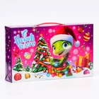 Подарочная коробка новогодняя Серпантинки 25 х 5 х 15 см (комплект 5 шт) - фото 25391627