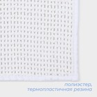 Коврик для ванной и туалета SAVANNA, полиэстер, 80×50 см, молочный - Фото 3