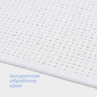 Коврик для ванной и туалета SAVANNA, полиэстер, 80×50 см, молочный - Фото 4