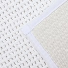 Коврик для ванной и туалета SAVANNA, полиэстер, 80×50 см, молочный - Фото 5