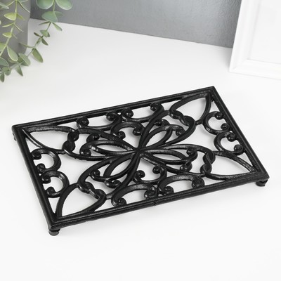 Фигурка чугун, подставка под горячее «Узор. Крылья бабочки», 13.5×25.5×1.5 см