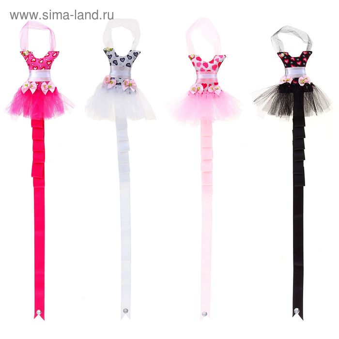 Держатель для ободков и заколок "Платишко" 83*15 см, цвет МИКС - Фото 1