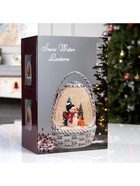 Фигура светодиодная «Снежная корзинка», 20.3×15×9 см, музыка, батарейки ААх3 (не в комплекте), USB, свечение тёплое белое 10511712