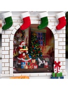 Светодиодная фигура «Чудесный камин», 26×10×18 см, музыка, от батареек ААх3, USB, свечение тёплое белое - Фото 7