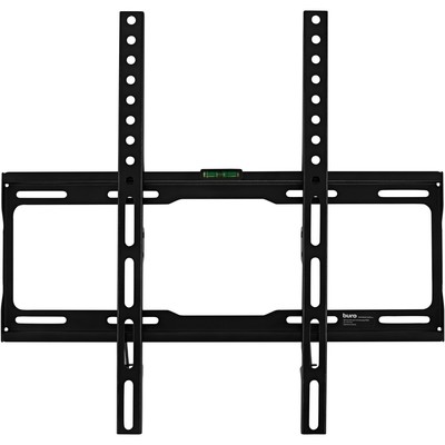 Кронштейн для телевизора Buro FX0S, 22-65", до 35 кг, настенный, фиксированный, чёрный