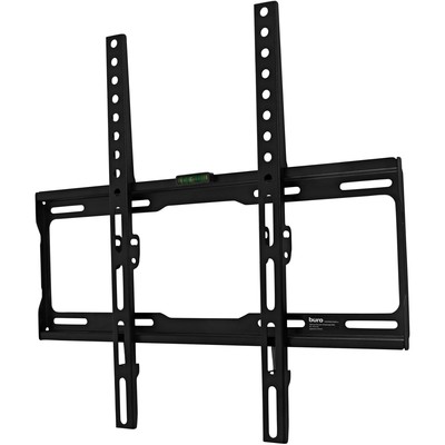 Кронштейн для телевизора Buro FX0S, 22-65", до 35 кг, настенный, фиксированный, чёрный
