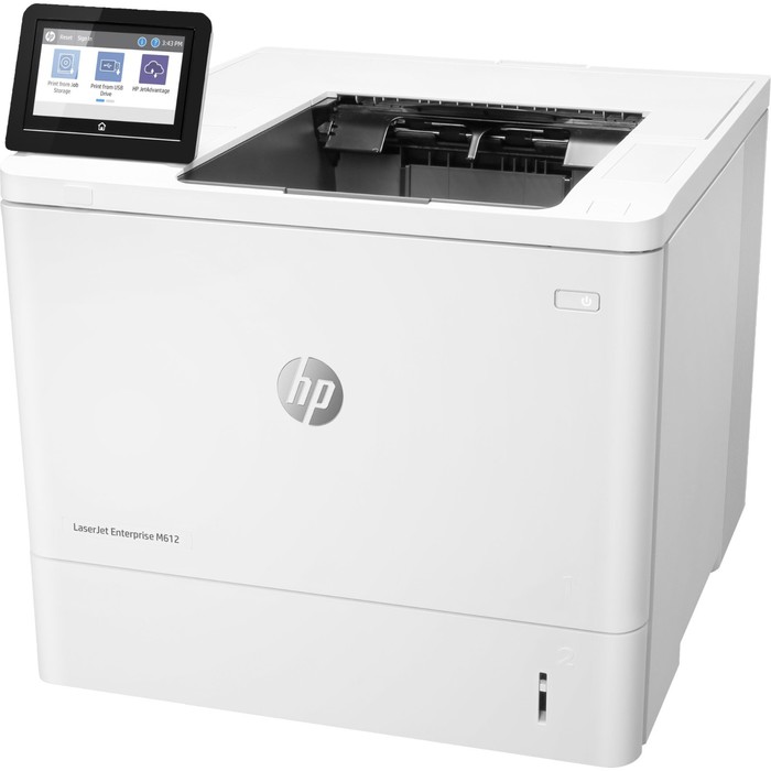 Принтер лазерный HP LaserJet Enterprise M612dn (7PS86A) A4 Duplex Net белый - фото 51629052