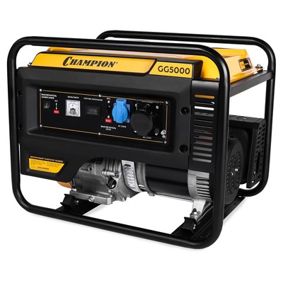Генератор бензиновый CHAMPION GG5000, 4Т, 5.5 кВт, 220 В, 25 л, ручной старт