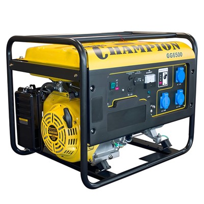 Генератор бензиновый CHAMPION GG6500, 4Т, 5.5 кВт, 220 В, 25 л, ручной старт