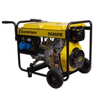 Генератор дизельный CHAMPION DG6501E, 4Т, 5.5 кВт, 220/12 В, ручной/электростарт, колеса - Фото 1