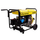 Генератор дизельный CHAMPION DG6501E, 4Т, 5.5 кВт, 220/12 В, ручной/электростарт, колеса - Фото 2