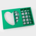 Коробка для конфет 25 шт., мятный, 22×22×3.5 см - Фото 5