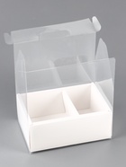 Коробка под десерт и цветы, белая, 26.5×17×22.5 см - фото 65429612