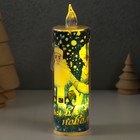 Светодиодная свеча, ночник LED RISALUX «Счастья», 3×LR1130, 3.8×3.8×12 см - Фото 1