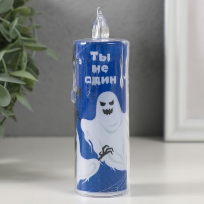 Светодиодная свеча, ночник LED RISALUX «Приведения», 3×LR1130, 3.8×3.8×12 см