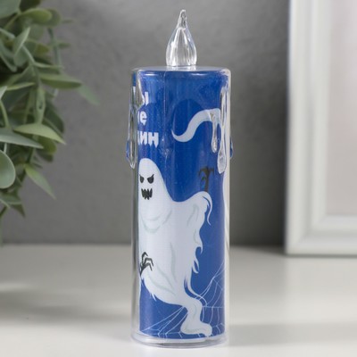 Светодиодная свеча, ночник LED RISALUX «Приведения», 3×LR1130, 3.8×3.8×12 см