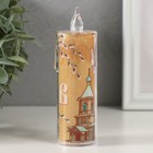 Светодиодная свеча, ночник LED RISALUX «Верба», 3×LR1130, 3.8×3.8×12 см - Фото 3