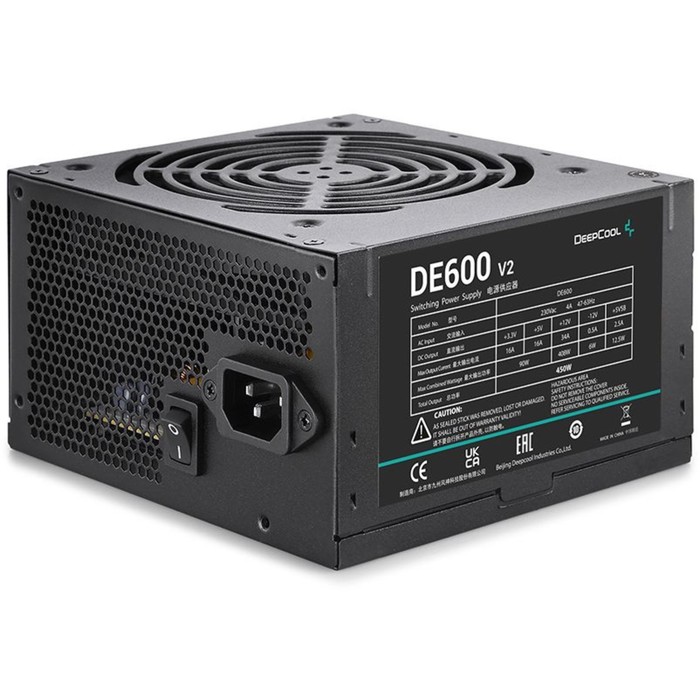 Блок питания Deepcool ATX 450W DE600 V2 80 PLUS, 23 В, 450 Вт - фото 51629452