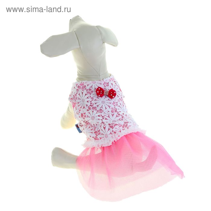 Платье "Нежность", размер XL, розовое (ДС - 42 см, ОГ - 50 см) - Фото 1