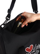 Сумка спортивная TEXTURA, на молнии с подкладкой, длинный ремень, маленький размер, чёрная - Фото 5