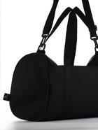 Сумка спортивная на молнии TEXTURA, с подкладкой, длинный ремень, маленький размер, с акцентным принтом, чёрная - Фото 7