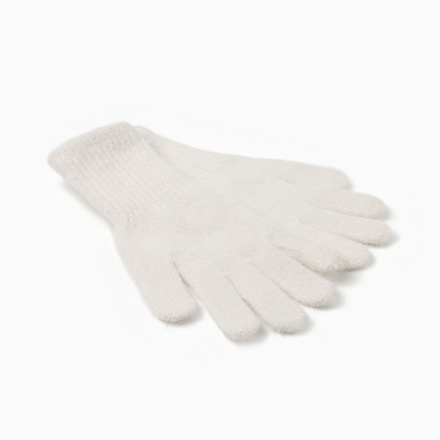 Перчатки женские MINAKU, молочные, 25 см