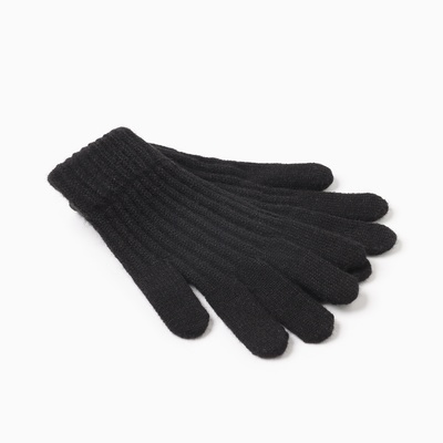 Перчатки женские MINAKU, чёрные, 21 см