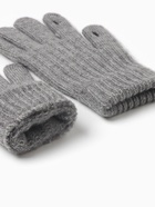 Перчатки женские MINAKU, серые, 21 см - Фото 7