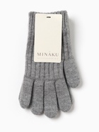 Перчатки женские MINAKU, серые, 21 см - Фото 8