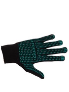 Перчатки садовые, хб, вязка 10 класс, 6 нитей, размер 9, с ПВХ точками, в наборе 5 пар, чёрные, Greengo - Фото 5