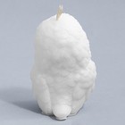 Свеча фигурная "Сова", белая, 5х7см - фото 25344640