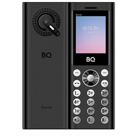 Сотовый телефон BQ M-1858 Barrel Black Silver