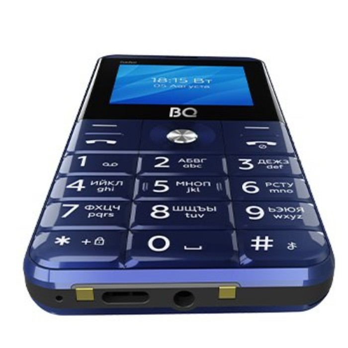Сотовый телефон BQ M-2006 Comfort Blue Black - фото 51629596 Сотовый телефон BQ M-2006 Comfort Blue Black - фото 51629596