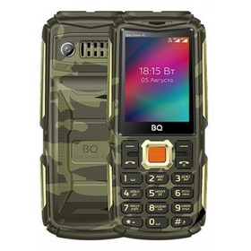 Сотовый телефон BQ M-2410L Tank Power 4G Camouflage Gold функция Powerbank