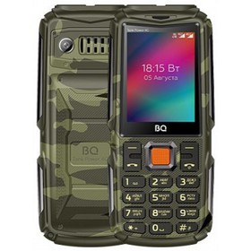 Сотовый телефон BQ M-2410L Tank Power 4G Camouflage Gunmetal функция Powerbank