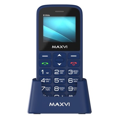 Сотовый телефон MAXVI  B100 DS Blue