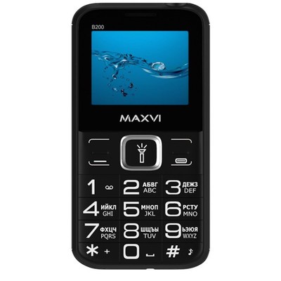 Сотовый телефон MAXVI  B200 Black