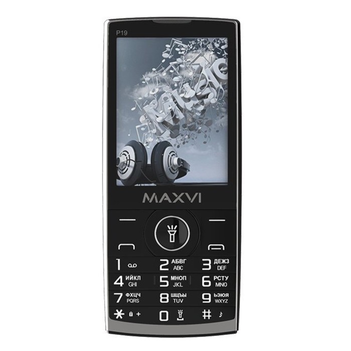 

Сотовый телефон MAXVI P19, 2.8”, 1.3Мп, 2 sim, microSD, FM, Bluetooth 2.0, 1500 мАч, черный