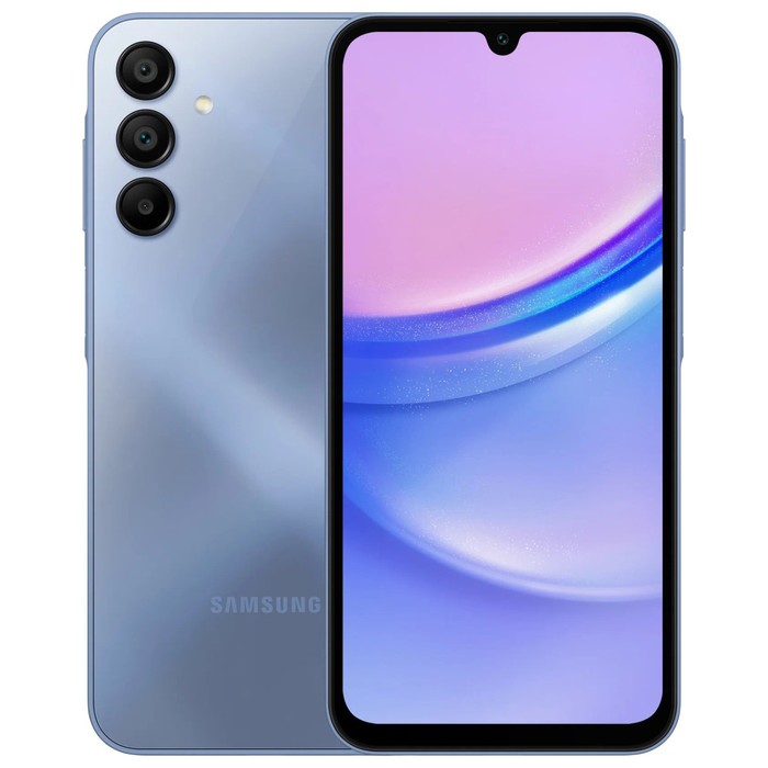 Смартфон SAMSUNG_ОАЭ A155F Galaxy A15 6/128Gb Blue - Фото 1