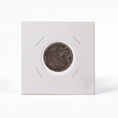 Набор холдеров для монет под скрепку, d=2 см, 50 шт.