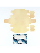 Коробка под 3 конфеты с ячейками «Акварель», 13.3 х 3.3 х 5.8 см (5 шт) - фото 808917622