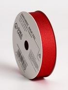 Лента «ТИФФАНИ» для декора и подарков, красная, 2 см × 50 м - Фото 1