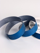 Лента «ТИФФАНИ» для декора и подарков, синий, 2 см × 50 м - Фото 3