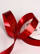 Лента голографическая для декора и подарков, красная, 2 см × 50 м - Фото 3